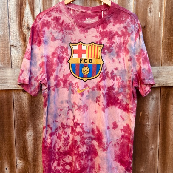 Acid Wash Nike FC Barcelona '19 Tee - Picture 1 of 2